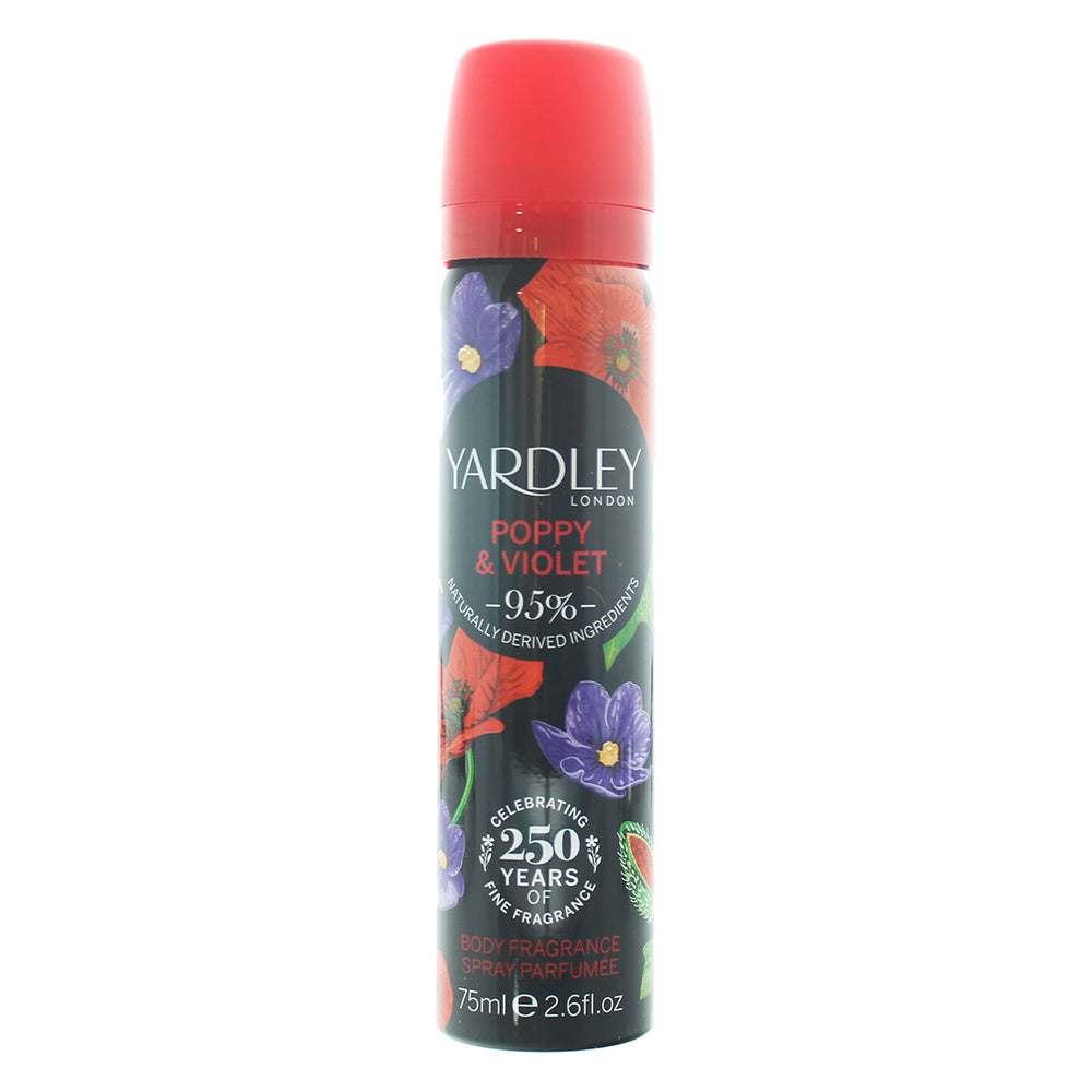 Yardley Poppy & Violet Deodorising Body Spray