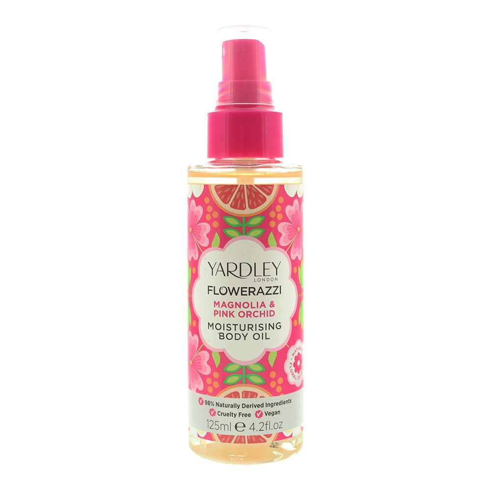 Yardley Flowerazzi Magnolia & Pink Orchid Body Oil