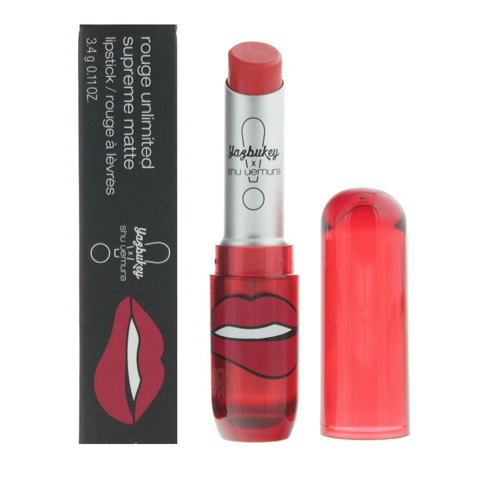 Shu Uemura x Yazbukey Rouge Unlimited Supreme Matte Lipstick - Yaz Red