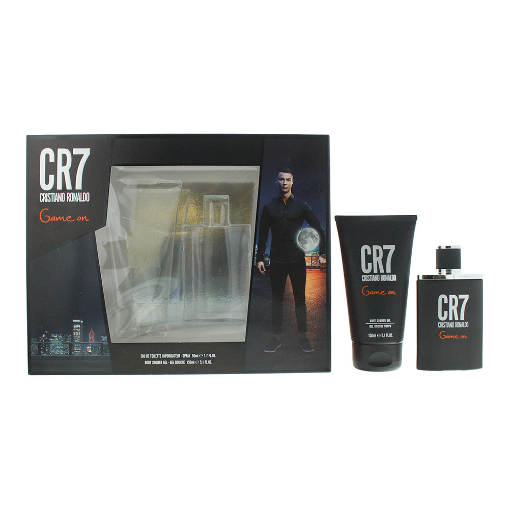 Cristiano Ronaldo CR7 Game On Gift Set 50ml EDT Spray + 150ml Shower Gel