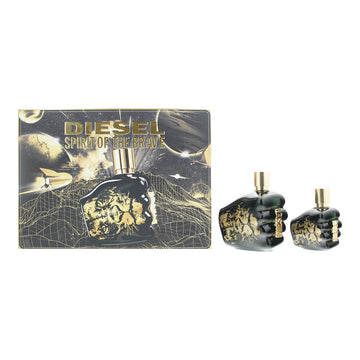 Diesel Spirit Of The Brave Gift Set 125ml EDT + 35ml EDT