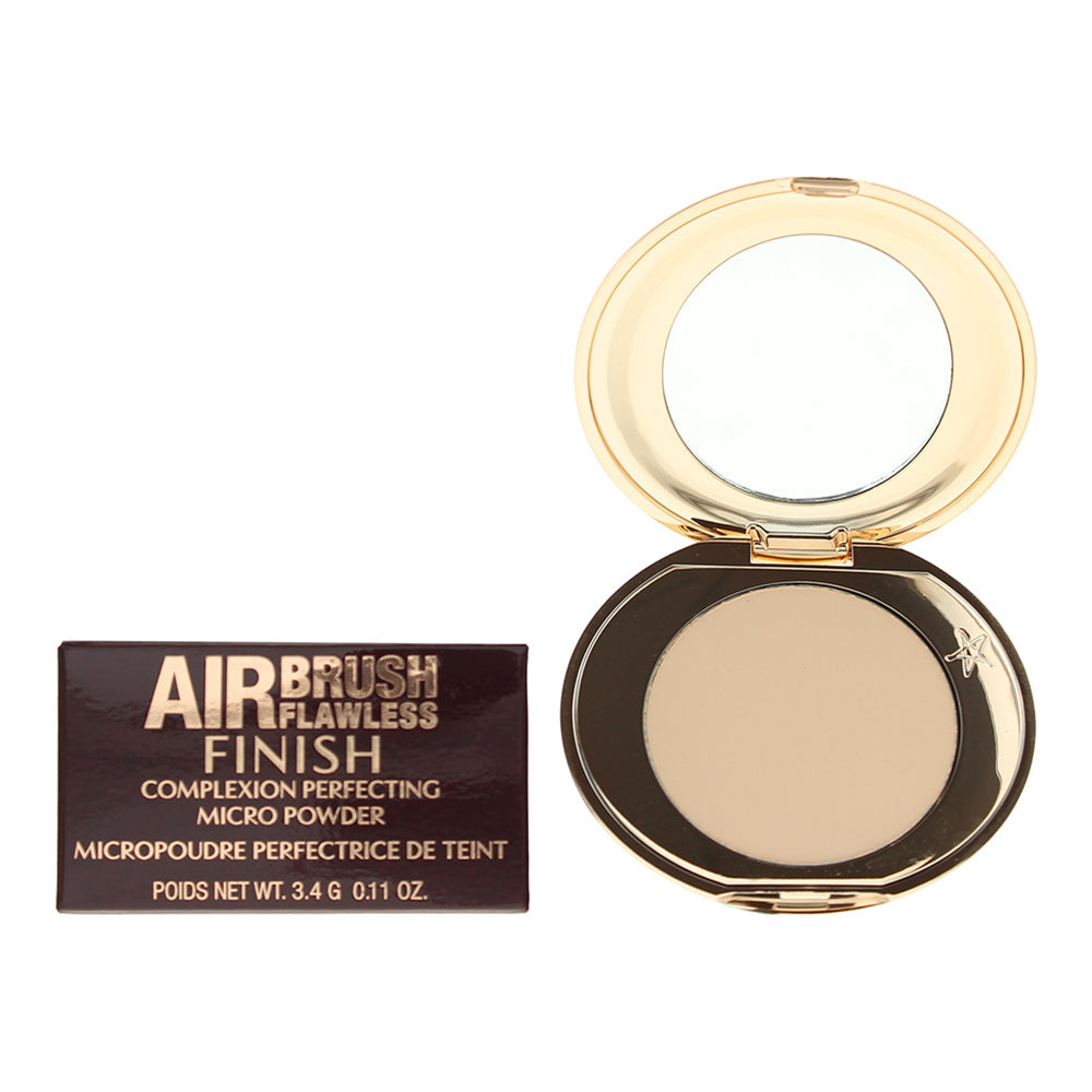 Charlotte Tilbury Mini Airbrush Flawless Finish Pressed Powder - 2 Medium