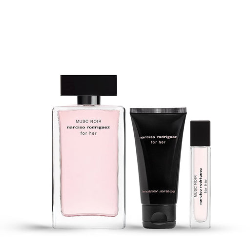 Narciso Rodriguez for Her Gift Set 100ml EDP + 10ml EDP + 50ml Body Lotion
