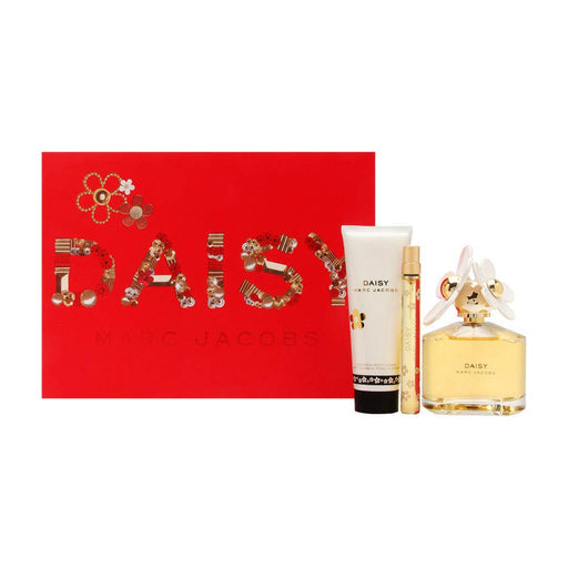 Marc Jacobs Daisy Gift Set 100ml EDT + 75ml Body Lotion + 10ml EDT