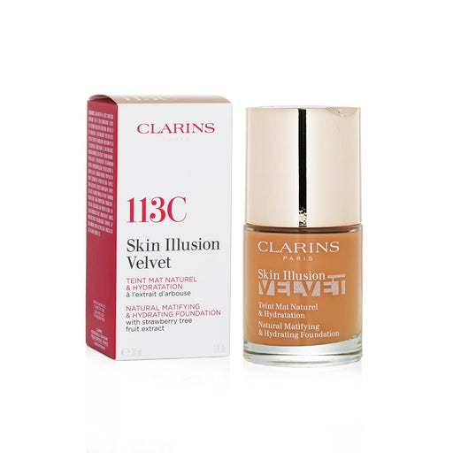 Clarins Skin Illusion Velvet Foundation - 113C