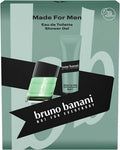 Bruno Banani Made for Men Gift Set 75ml Deodorant Natural Spray + 50ml Shower Gel